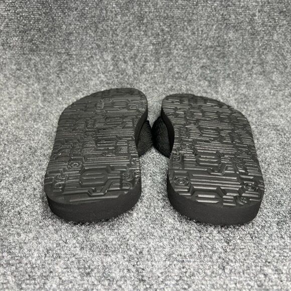 Teva Mush II Flip Flops Men's 12 Black Athletic Summer Beach Toe Post Sandals - Picture 9 of 10